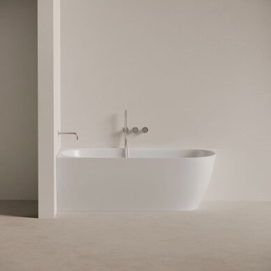 Kampinė akrilinė vonia FLOW 170 x 80 cm, Kairinė