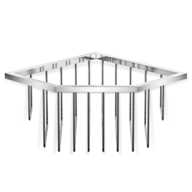 Kampinė lentynėlė į dušą/vonią Decor Walther, Chromuotas
