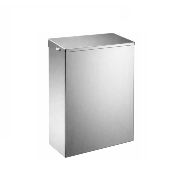 Siuksliu deze į WC kabina pakabinama, Nerūdijančio plieno