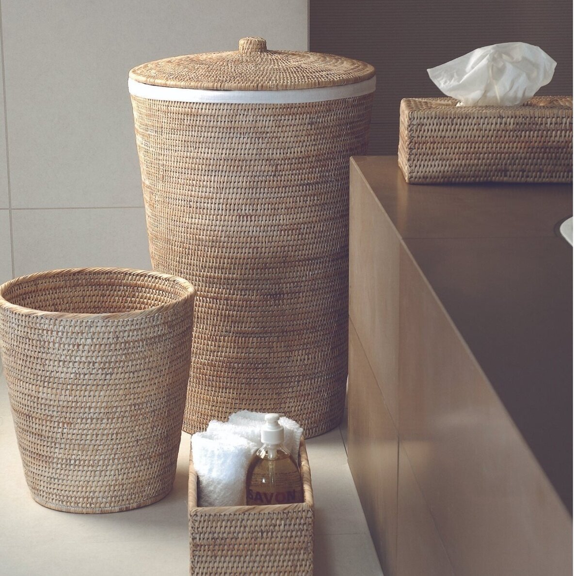 Skalbinių krepšys BASKET WB, Decor Walther